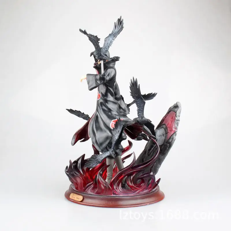 Naruto Xiao Organization Uchiha Itachi Crow Statue Hall GK Model Boxed Garage Kit