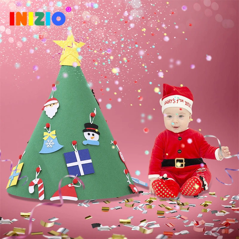

2020 DIY Christmas Tree Santa Candy Tree Children's Toys Hanging Decoration Christmas Decorations For Family High Quality Gifts