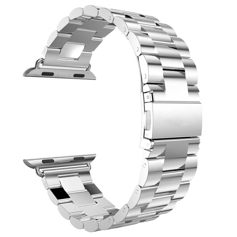 Для металла Нержавеющая сталь 44 мм 40 мм Apple Watch Series 4 сопутствующий браслет, ремешок для наручных часов IWatch 1/2/3 38 мм 42 мм ремешок для часов
