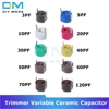 10PCS 6mm Trimmer Variable Ceramic Capacitor 3PF 5PF 10PF 20PF 30PF 40PF 50PF 60PF 70PF 120PF Adjustable capacitors for Arduino ► Photo 1/6