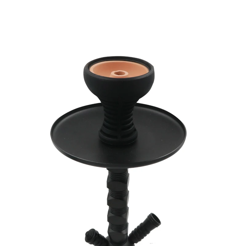 New 1PC Black Silicone & Ceramic Red Mud Shisha Bowl Shisha Tobacco Bowl Chicha Hookah Accessories
