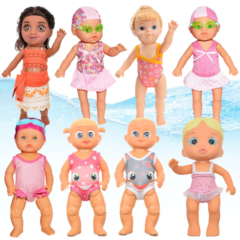 Creative Waterproof Swimming Doll Toy Electric Doll Gift Children Joint Mov R5N2 