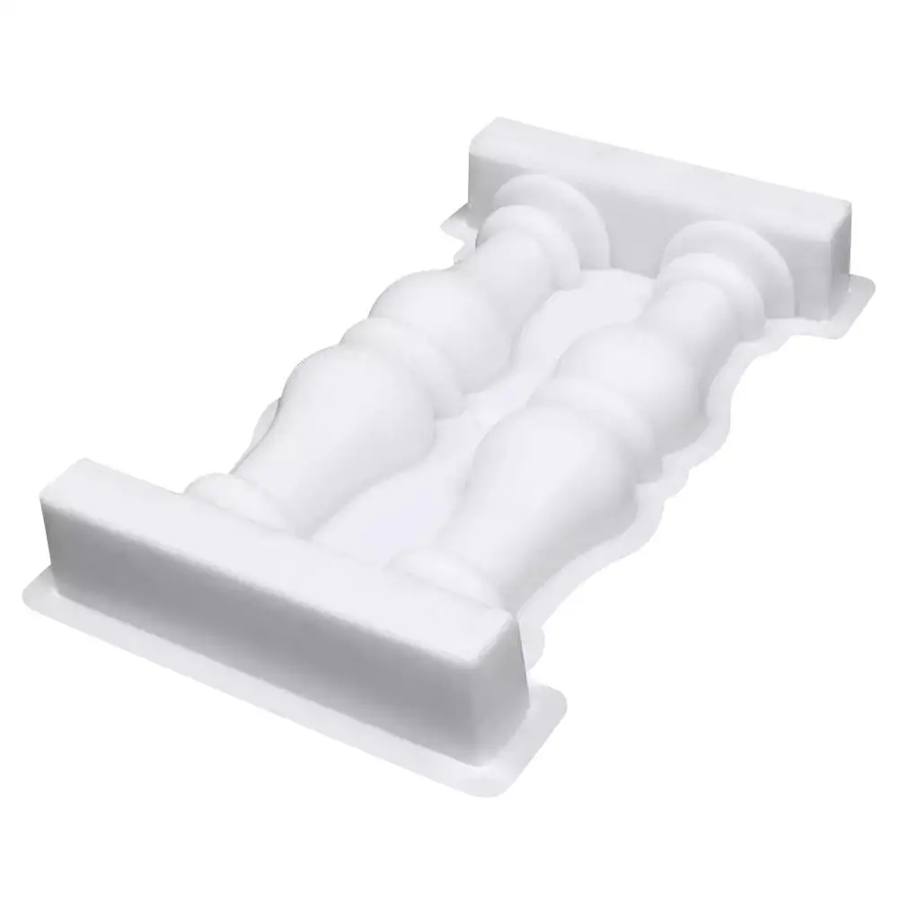 Roman Vase Column Plastic Fence Mold Double Vase Art Fence Mold Path for Concrete DIY Home Garden Ornament Decor