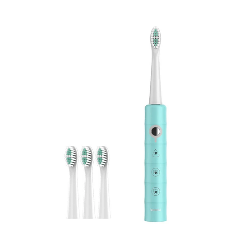 Bamboo Electric Toothbrush USB Charging Vibration Six Speed Adult Household Toothbrush for Home Bamboo Electric Toothbrush USB Charging Vibration Six Speed Adult Household Toothbrush for Home