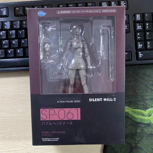 Good Smile Silent Hill 2: Bubble Head Nurse Figma Action Figure, White and  Tan