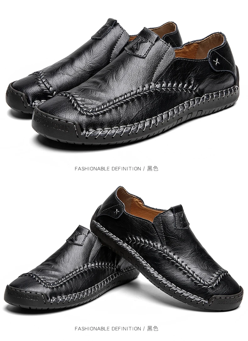 Spring New Comfortable Mens Casual Shoes Loafers Men Shoes Quality Leather Shoes Men Flats Moccasins Shoes