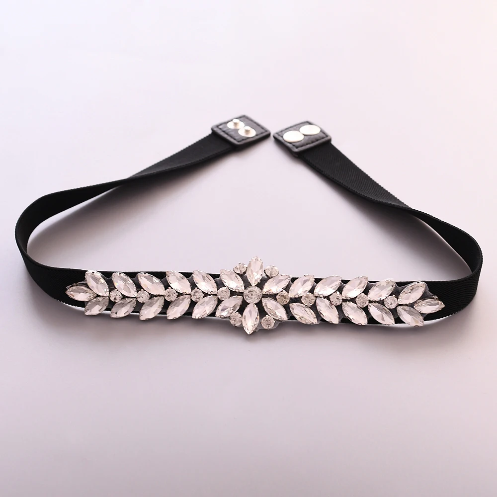 crystal designer belt