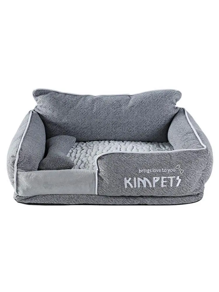 Paw Pet Sofa Dog Cotton Bed Winter Warm Foam Pet Nest Fleece Warm Cat House For Cat Dog Yoga Cushion