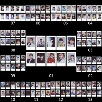 

10Pcs/Set KPOP Seventeen Small Photo Card Photo Card Handmade White Frame Card High Quality Lomo Cards For Fans Collection