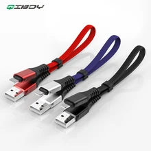 30 см короткий, для зарядного устройства кабель для передачи данных Micro usb type C осветительный кабель для iphone 6 huawei honor 9X Быстрая зарядка power Bank Кабели для телефонов
