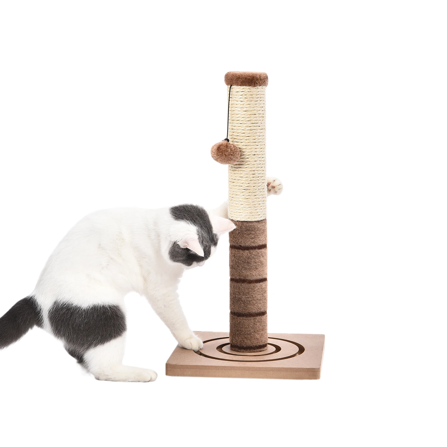 Multilevel Cat Tree Tower With Scratching Posts Condo House Climbing Toy Furniture Protection Pet Activity Centre - 79