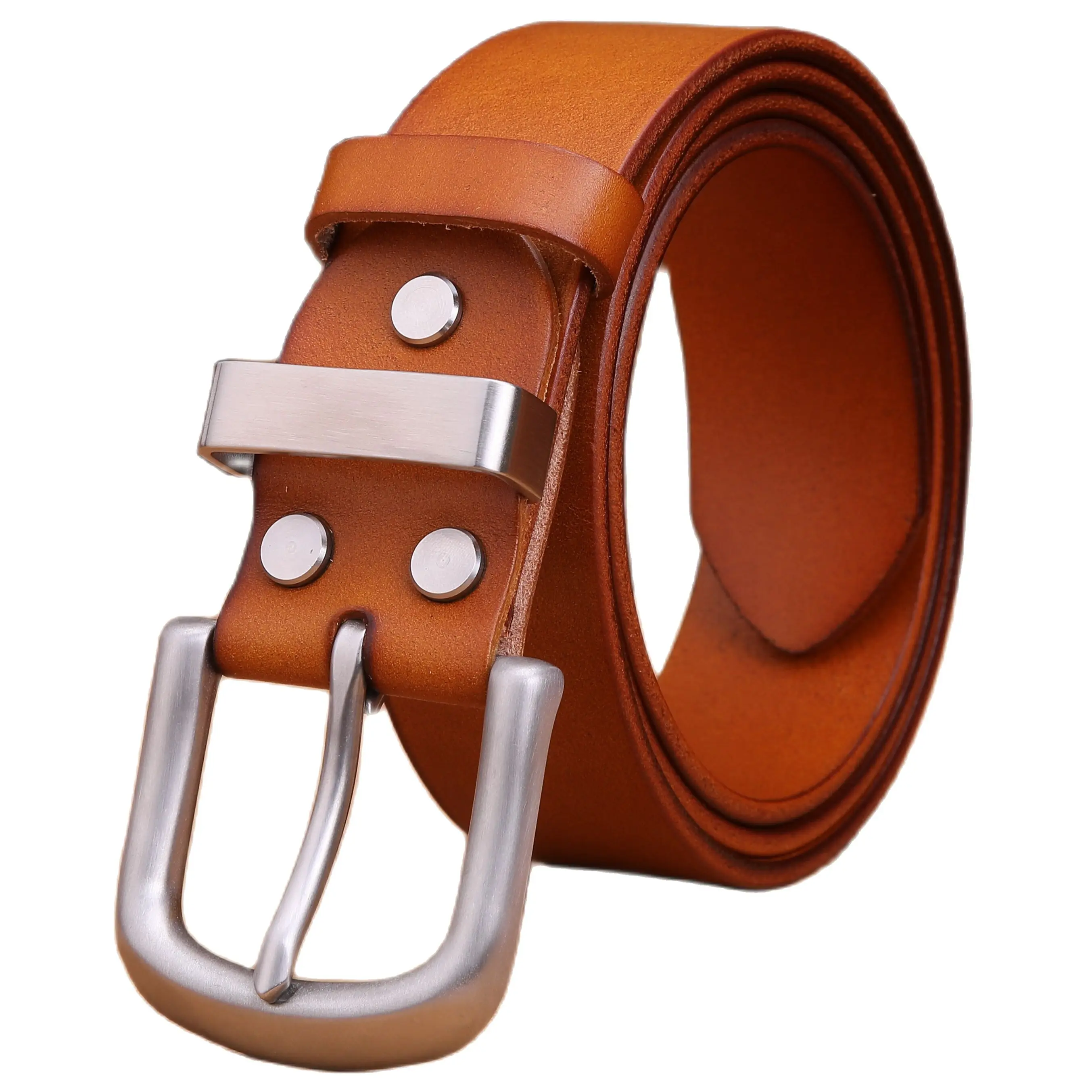 Montblanc Men's Casual Rustic Buckle Belt