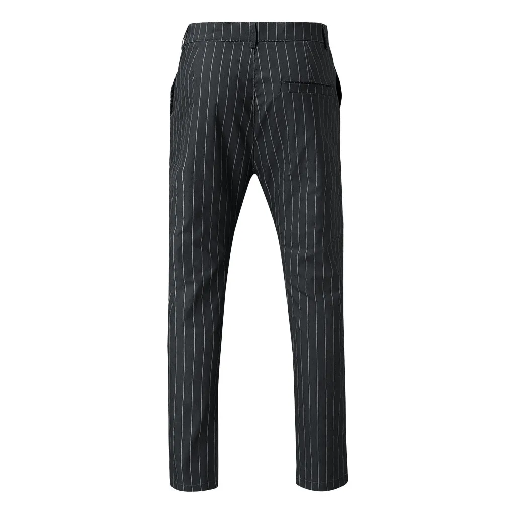KANCOOLD Pants Mid Regular Straight men pants Men's Casual Slim Fit Skinny Business Formal Suit Dress Pants Slacks Trousers Nov1