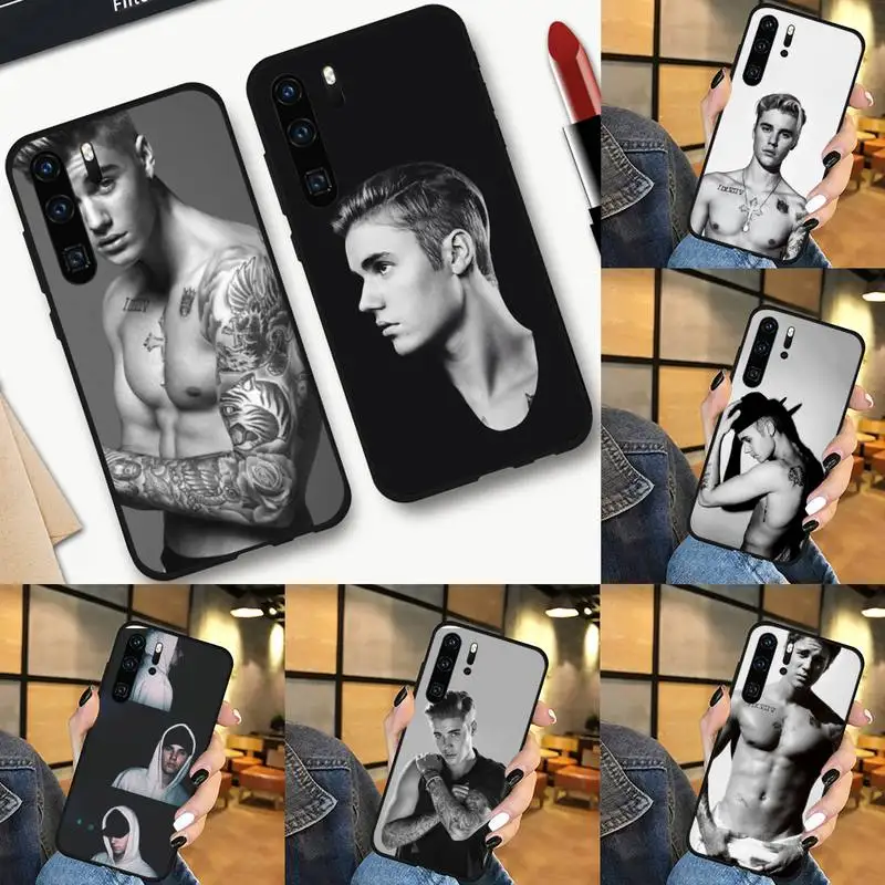 

Famous singer Justin Bieber Phone Case Funda For Huawei P9 P10 P20 P30 Lite 2016 2017 2019 plus pro P smart