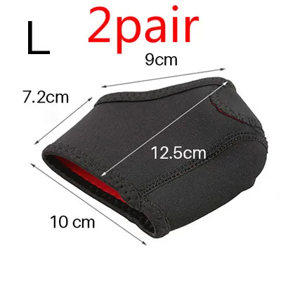 Size M 2pair 2 пары черные эластичные подушечки для ног ортопедическая повязка Acne протектор подушка ортопедический, облегчающий боль обувь стельки защита от образования трещин Уход за ногами - Цвет: Size M 2pair