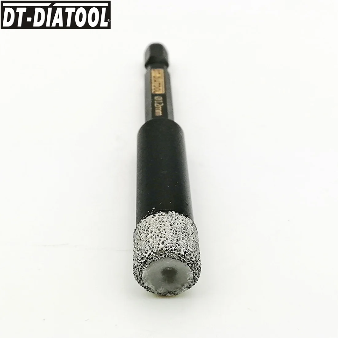 DT-DIATOOL 3 шт. диаметр 12 мм вакуумной пайки Quick-fit хвостовик алмазные сверла сухое Отверстие пила для гранита мраморной плитки керамический камень