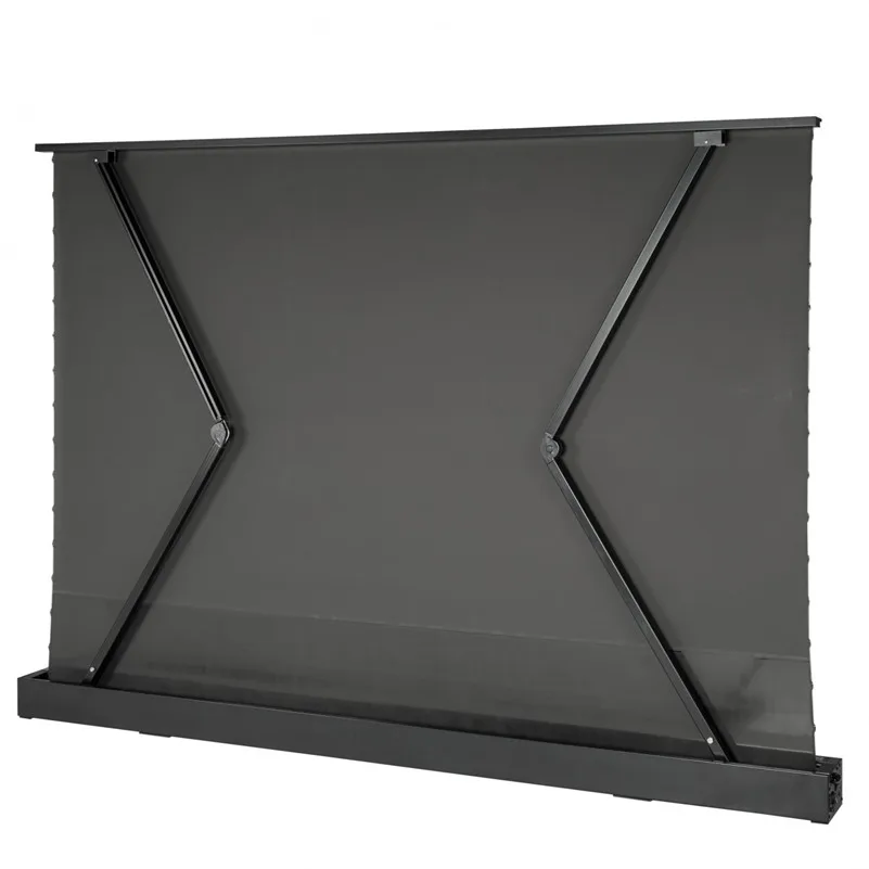 MIVISION HDTV Format Motorized Electric ALR Floor Rising Projection Screen for Ultra Short Throw Projector UST Anti-Light