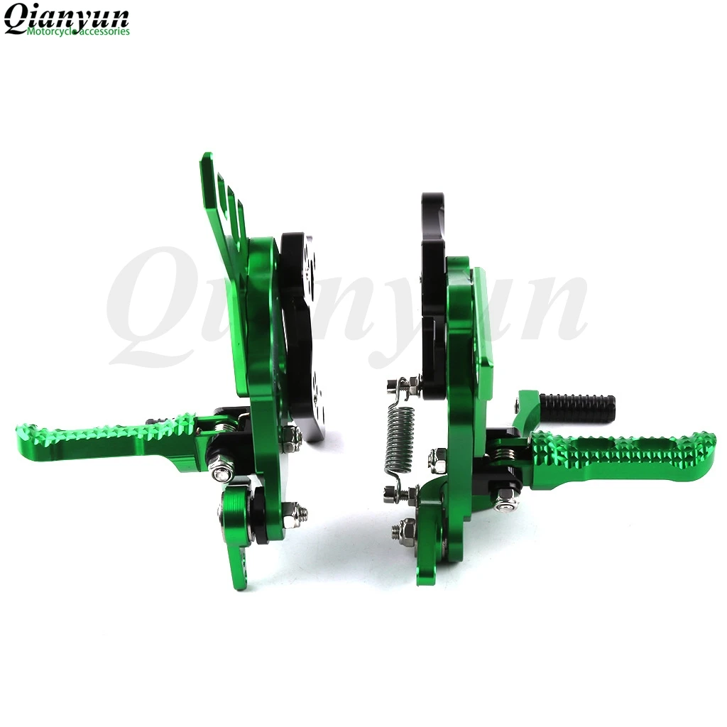Z900CNC алюминиевая подставка для ног Регулируемая Rearset задняя Подножка для Kawasaki z900 мотоцикл задний Набор ножная педаль