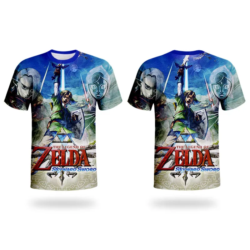 WHOSONG nintendo Топ Игры 3D Zelda забавная футболка интересные детская одежда мужская куртка спортивная одежда - Цвет: T00922