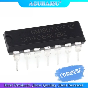 

1PCS CD4069UBE DIP CD4069BE DIP14 CD4069 4069 new and original IC Gate/inverter IC logic chip