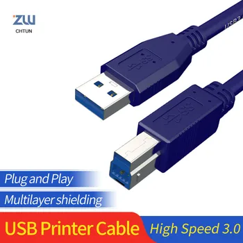 

USB 3.0 Printer Cable High Speed USB Type A Male To Type B Male Data Cable For Canon Epson HP Label Printer DAC USB Printer