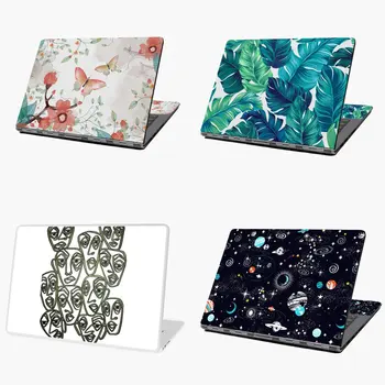 

Green Faces laptop skin notebook stickers for 17 15.6 13" 14" computer cover skins for macbook Dell HP Lenovo Acer Xiaomi