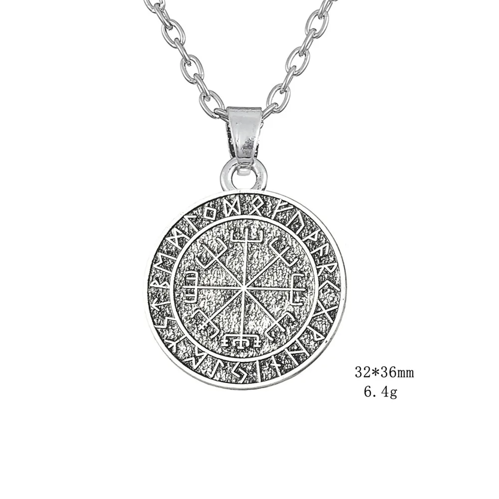 LIKGREAT Compass Vegvisir амулет подвеска ювелирные изделия в подарок для мужчин|Ожерелья с