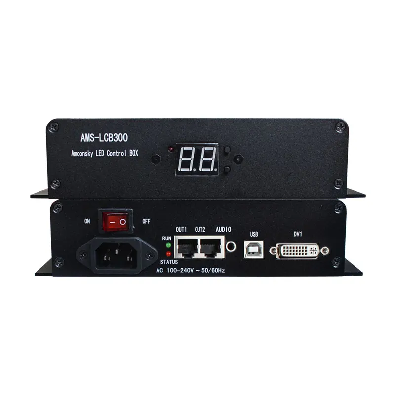 Linsn rv908m32 led receber cartão controlador 12xhub75e