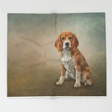 Одеяло с рисунком собаки из мультфильма, одеяло с рисунком собаки Бигл, домашнее первобытное декоративное одеяло для дивана