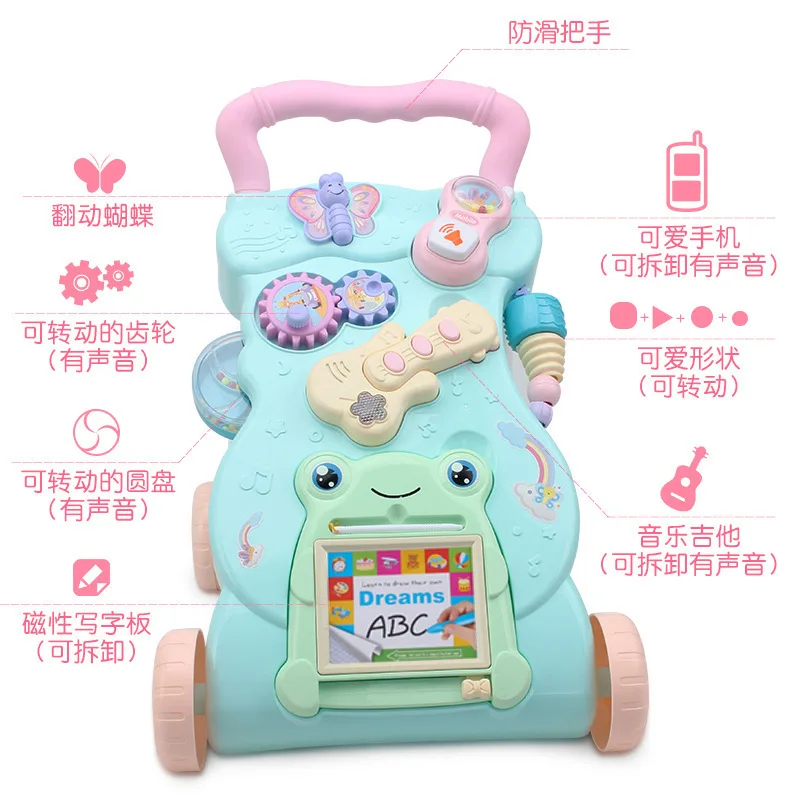 

999-1 # Huai Le Infant Anti-Falling Baby Walker Cart Baby Multi-functional Adjustable Speed Baby Walker