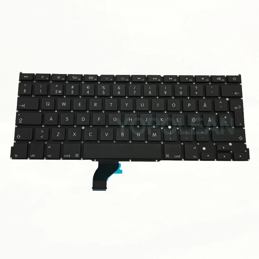 5 PCS New Sweden Swedish Keyboard For Macbook Pro Retina 13" A1502 2013 Years