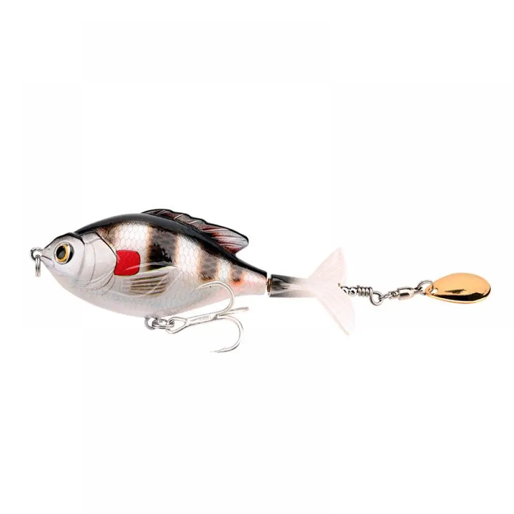 1Unit Whopper Popper 9.5Cm/16.9G Topwater Fishing Lure Artificial Bait Hard Plopper Soft 360 Rotating Tai Fishing Lure Wobblerr