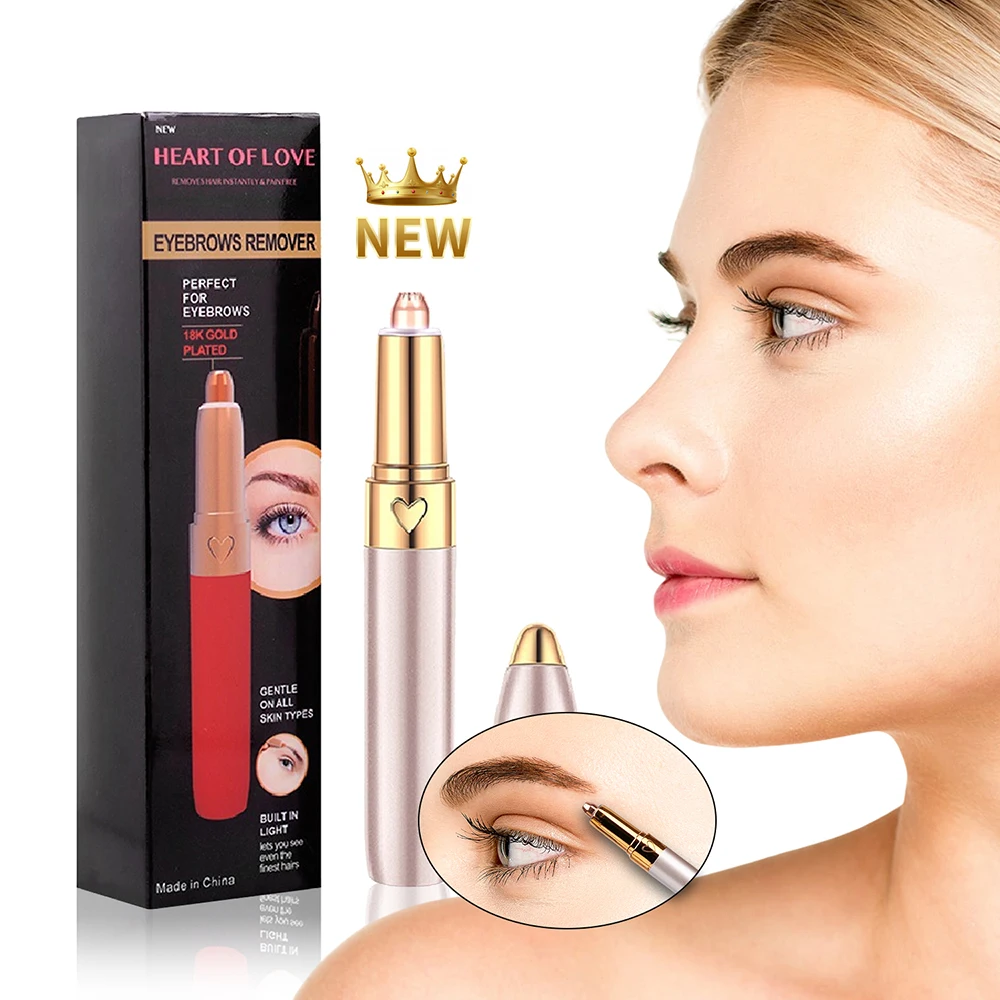 Портативный USB триммер для бровей Эпиляторы ручка удаления волос эпилятор бритва