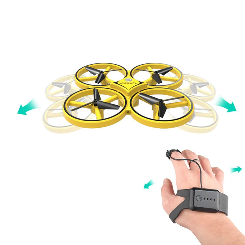 

New Style Online Celebrity Induction Vehicle Four-axis Remote Control Gesture Watch Induction Vehicle Airplane Drop-resistant Se