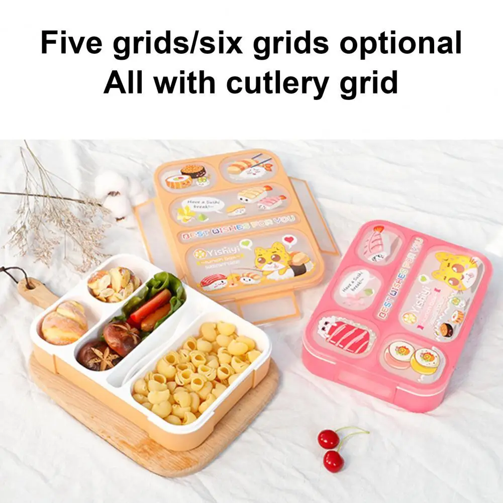Lunch Box Adorable Bento Case Plastic Heat Resistance Fashion High