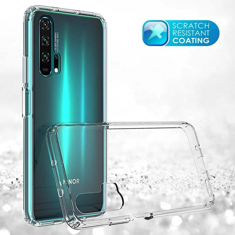 Для huawei Nova 5T чехол Кристальный Гибридный Бампер прозрачная твердая акриловая задняя крышка для huawei Nova 5t чехол для телефона s Coque Capa Nova5t