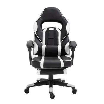 

Newest Home Office Racing Gaming Office Chair Computer Desk 360 Degree Chair Adjustable Seat Desk PC Leather Chair