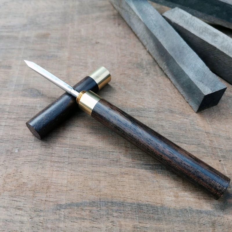 Black Knife Маленький Прочный игла для чая нож из нержавеющей стали Профессиональный инструмент для черного чая пуэр - Цвет: Black Knife
