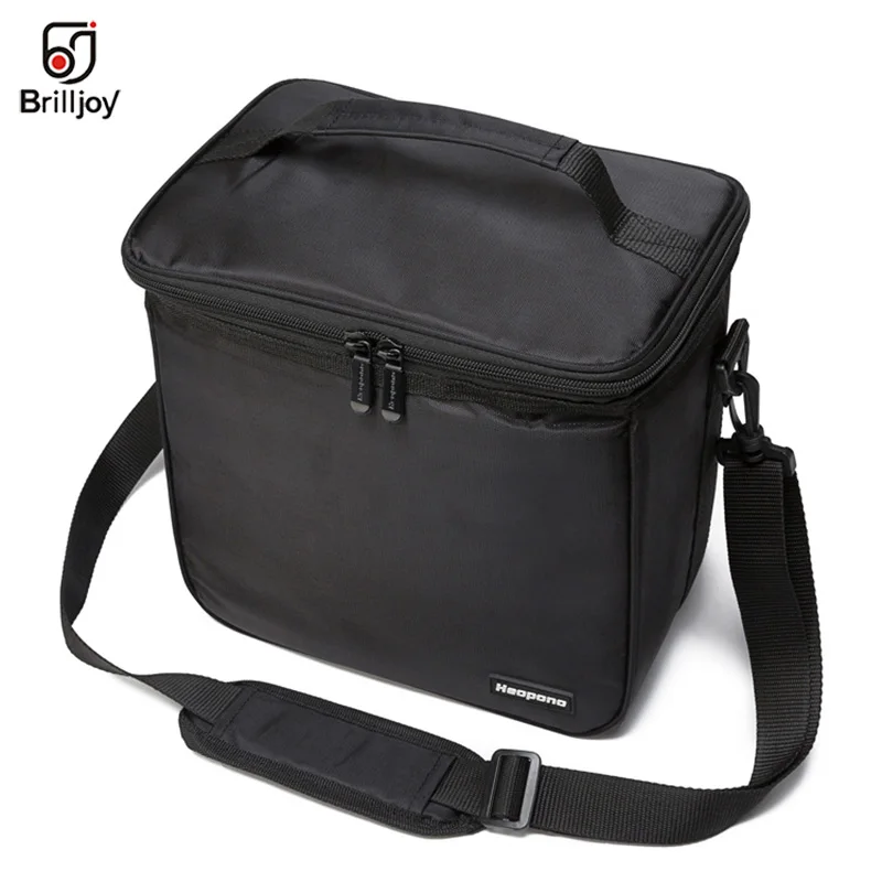 Brilljoy portable shoulder ice pack Thermal Cooler vehicle Insulated Bag School Work Picnic Handbag Thermo Food Bags Lunch Box