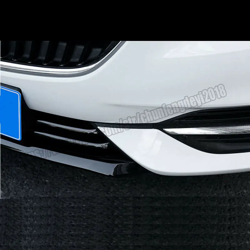 Модификация автомобиля автомобильные аксессуары ABS черный передний бампер губы полосы крышка отделка Подходит для Buick Regal