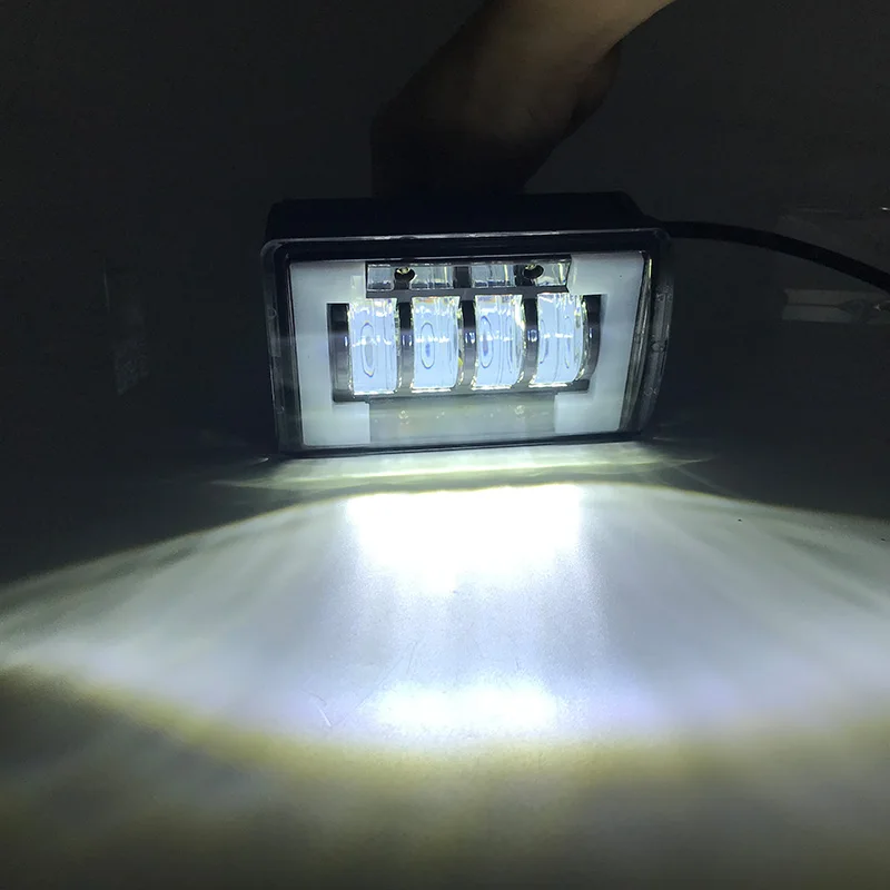 Светодиодный прожектор 24 Вт DRL светодиодный рабочий дальнего света противотуманная фара внедорожный 4WD внедорожник 12 В 24 В для ATV SUV для грузовика экскаватор дорожный каток