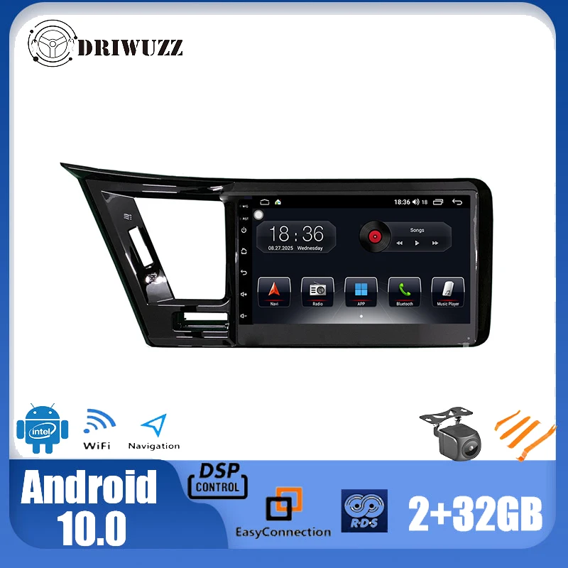 Автомагнитола Driwuzz для Honda Spirior 2014 мультимедийный плеер 9 дюймов Android 10 0 стерео DSP