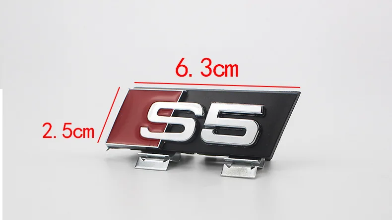 Suitable for Audi A4L Modified A6L A3A5A8S4S5S6 Car Auto Logos Modified Grille Car Labeling