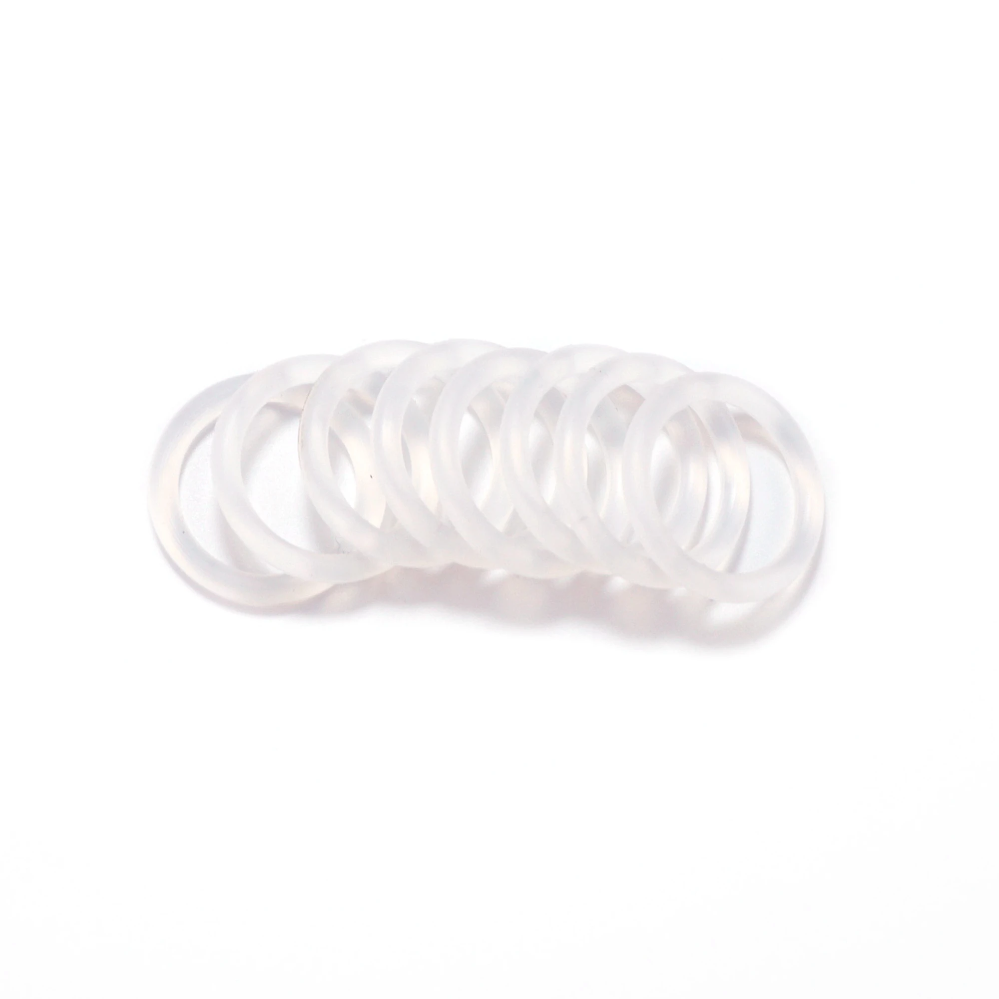 Sutoyuen 30PCS BPA Free Safe Silicone Baby Pacifier Dummy Ring MAN Adapter O Ring ilicone Inner Diameter 21mm 3