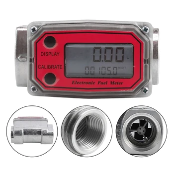 

LCD Digital Flow Meter Turbine Flowmeter Diesel Fuel Flow Meter For Measuring Gasoline Diesel Kerosene