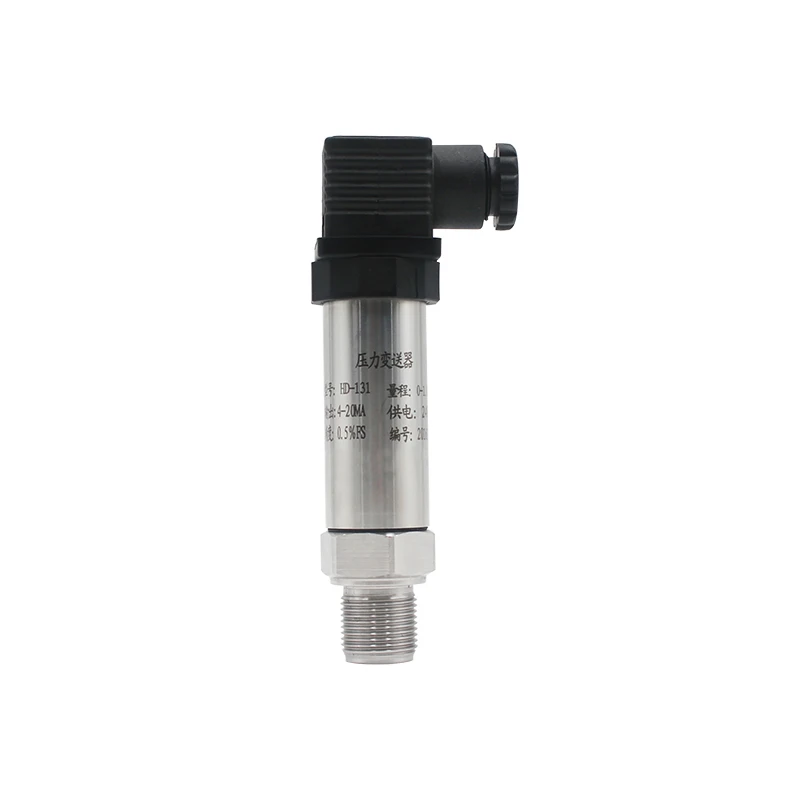 G1/4 4-20mA Output 0~10bar ~25bar ~600bar DC24V Power Supply Smart Pressure Transducer Water Oil Gas Air Pressure Transmitter