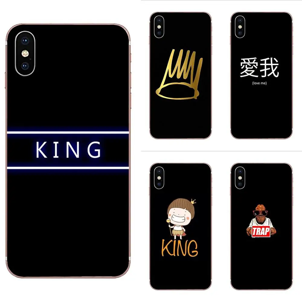 Для Galaxy J1 J2 J3 J330 J4 J5 J6 J7 J730 J8 2015 2016 2017 2018 mini Pro Модный чехол черная ячейка король queen