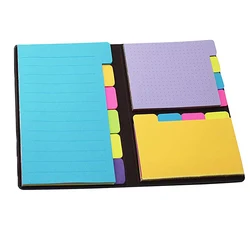 Bloc Notes autocollants en papier, étiquette autocollante, 6 couleurs, pour journal intime, marque pages, mignon, pour planificateur, papeterie pour enfants, 60 feuilles/paquet 