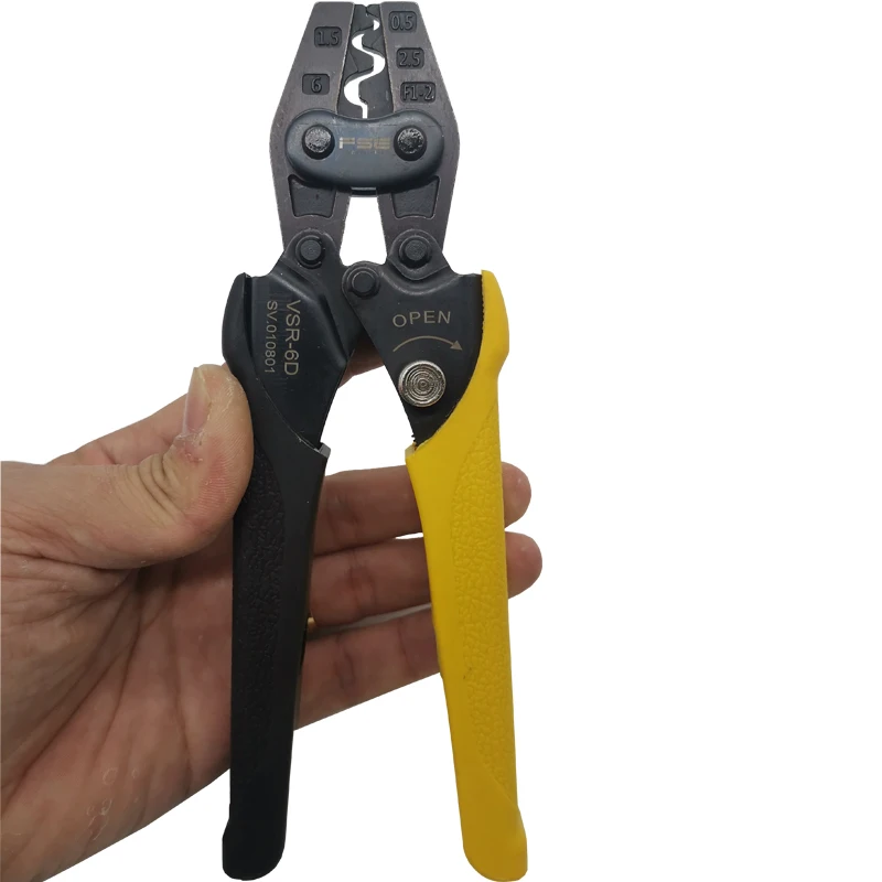 VSR-6D VSR-6DL обжимные плоскогубцы для 0,5-6mm2 20-10AWG Голые терминалы обновленная версия ручные инструменты