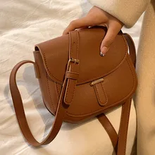 

Casual Fashion Women's Crossbody Bag Luxury Pu Leather Shoulder Bag Small Flap Handbags Female Brand Designer Messenger Bag Sac